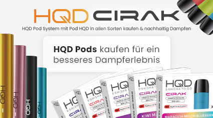 HQD Pod System mit Pod HQD in allen Sorten kaufen & nachhaltig Dampfen