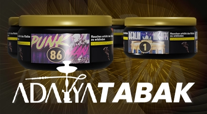 Adalya Tabak – Exklusive Shisha Tabaksorten in 200g und 1kg Packungen bei SHISHARIA kaufen