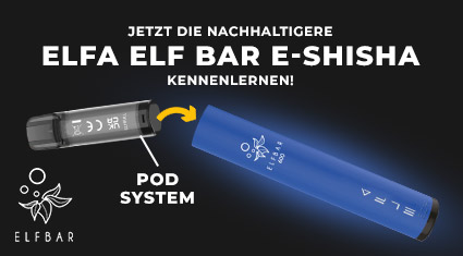 Mehrweg Elfa Elf Bar E-Shishas mit Pod-System! | shisharia.de