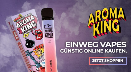 Aroma King Einweg E Zigaretten Vapes im deutschen Online Shop