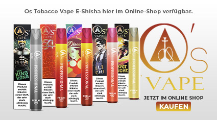 NEU: O’s Tobacco Vape jetzt im Online Shop kaufen
