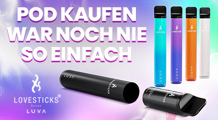 Lovesticks Luva Vape Kit: Pod Kaufen für intensiven Dampfgenuss | shisharia.de