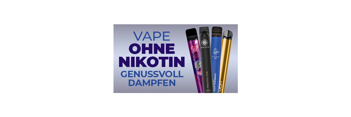 Vape ohne Nikotin: Genussvoll Dampfen bei Shisharia.de - Nikotinfreie Vape-Alternativen entdecken auf Shisharia.de
