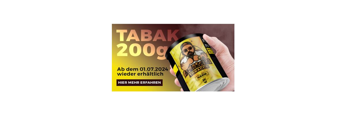 Alles über 200g Shisha Tabak: Eine praktische Wahl für Shisha-Liebhaber - Tabak 200g - Entdecken Sie 200g Tabakdosen, bald bei SHISHARIA verfügbar