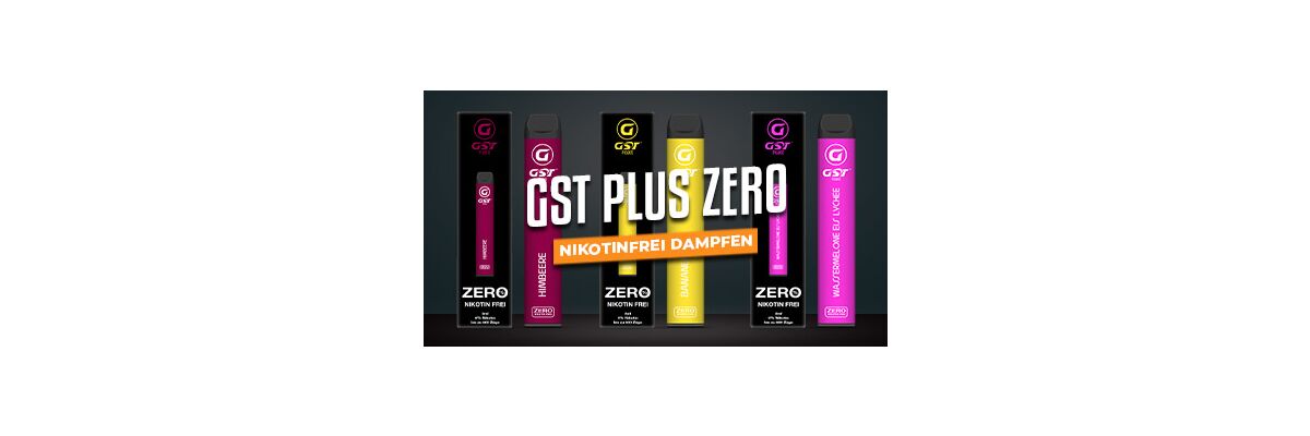Jetzt auch ohne Nikotin! GST Plus Zero - Einweg E-Shisha - Deine GST Plus Zero Einweg E-Shisha für einfachen &amp; intensiven Genuss! | Shisharia.de
