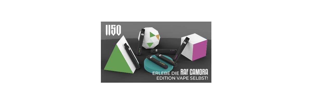 Erlebe die Raf Camora Edition von DC Smoking Future Vape selbst! - Hier kannst du die DC Smoking Future Raf 1150 Edition Einweg E-Shisha kaufen! | Shisharia.de