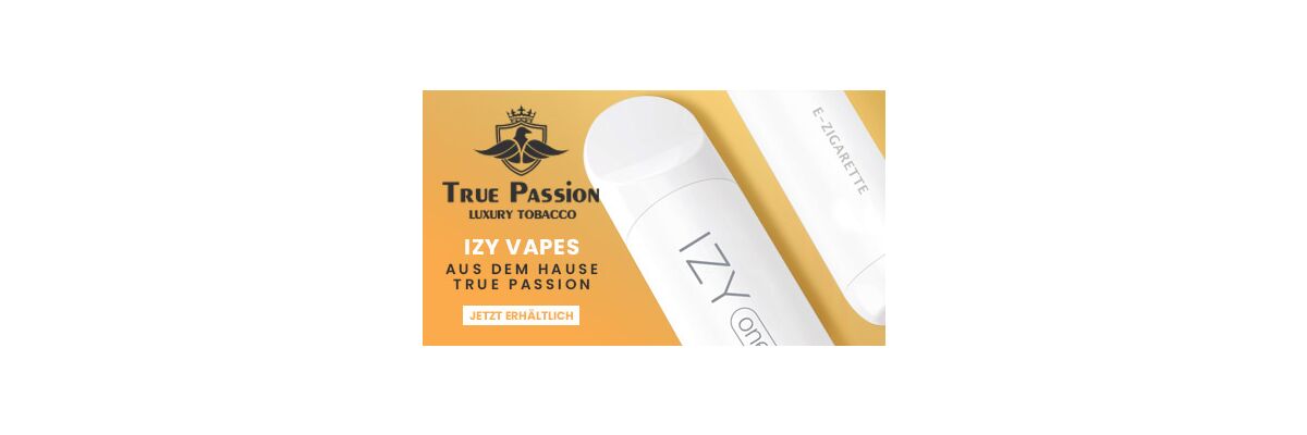 Jetzt: Izy by True Passion Online kaufen - Izy Vapes aus dem Hause True Passion jetzt erhältlich! | shisharia.de