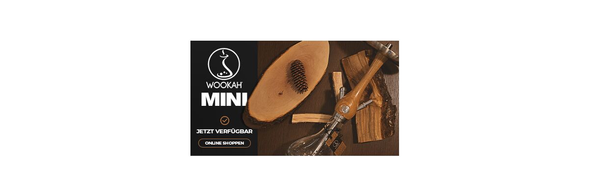 Wookah Mini Shisha jetzt im Online Shop verfügbar - Wookah Shisha Mini: erstklassige Qualität in kompakter Form