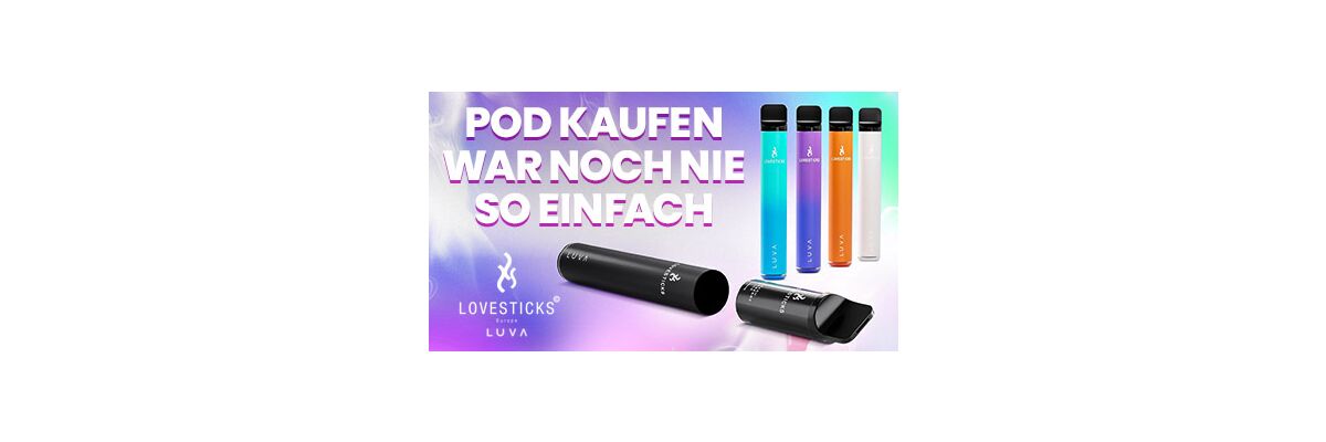 Erfahren Sie mehr über das Lovesticks Luva Vape Kit: Pod Kaufen leicht gemacht - Lovesticks Luva Vape Kit: Pod Kaufen für intensiven Dampfgenuss | shisharia.de
