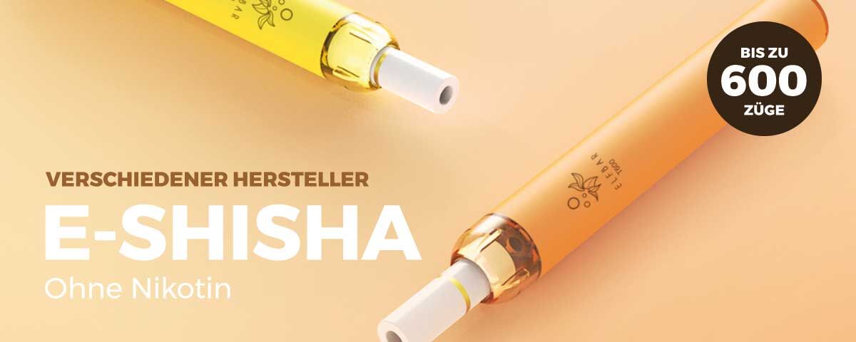 E-Shisha ohne Nikotin