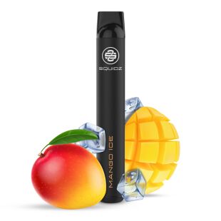 SQUIDZ - Einweg E-Shisha E-Zigarette mit Nikotin - Mango Ice