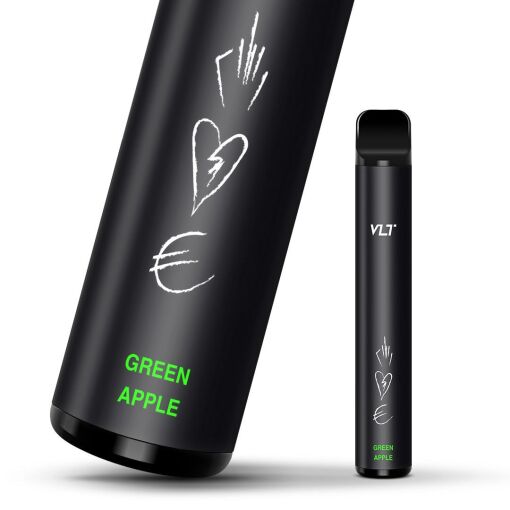 Miserabel Edition - Einweg E-Shisha E-Zigarette mit Nikotin - Green Apple