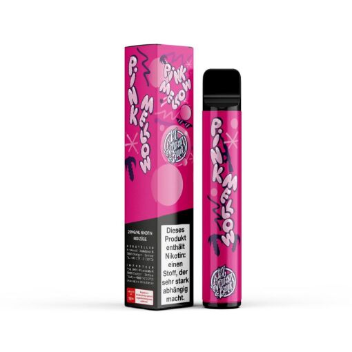 187 Strassenbande - Pink Mellow - Einweg E-Shisha -  600 Z&uuml;ge - Nikotin 20 mg