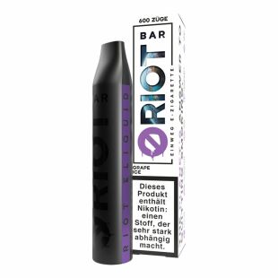 RIOT BAR 600 - Einweg E-Zigarette - Grape Ice