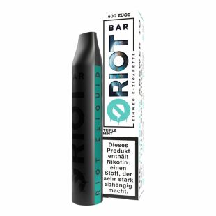 RIOT BAR 600 - Einweg E-Zigarette -  Triple Mint