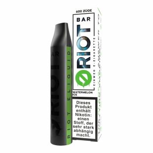 RIOT BAR 600 - Einweg E-Zigarette -  Watermelon Ice