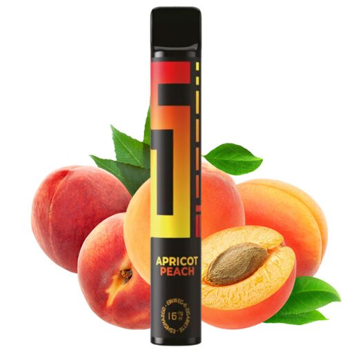 5 EL - Einweg E-Shisha E-Zigarette ohne Nikotin - Apricot Peach