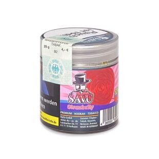 Savu Premium Tobacco Shisha Tabak 25g - Strawbelly