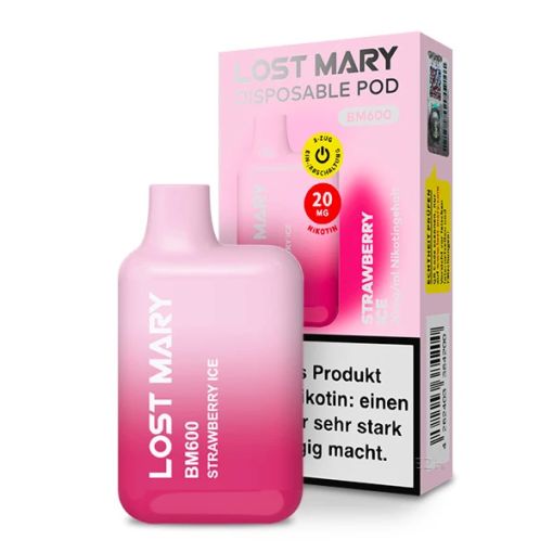 Elfbar Lost Mary Einweg E-Zigarette Vape - Strawberry Ice