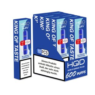 HQD VAPE 600 - Blueberry Lemonade - 10er Box