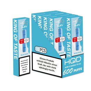 HQD VAPE 600 - Blue Razz - 10er Box