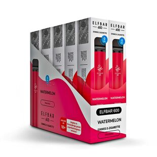 Elfbar 600 Nikotinfrei - Watermelon - 10er Box