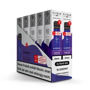 Elfbar 600 - Blueberry - 10er Box