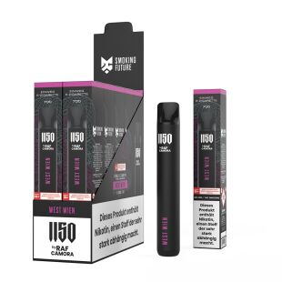 1150 Vape by Raf Camora - WEST WIEN - Mixberry - 10er Pack