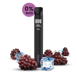 1150 Vape by Raf Camora ohne Nikotin - ADRIANA - Grape Ice - 10er Pack