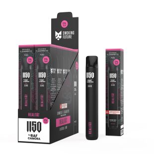 1150 Vape by Raf Camora ohne Nikotin - REALIT&Auml;T - Yummy Gum - 10er Pack