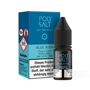 Pod Salt Liquid E-Zigarette 10ml - Blue Berg - 20mg