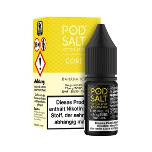 Pod Salt Liquid E-Zigarette 10ml - Banana Ice - 11mg
