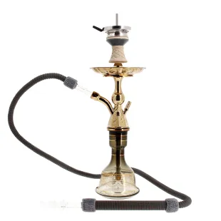 Luna Hookah Small Tradi - Aluminium Shisha - Grey