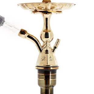 Luna Hookah Small Tradi - Aluminium Shisha - Grey
