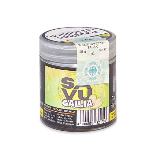 Shisha Tabak Savu Premium Tobacco - Gallia 100g
