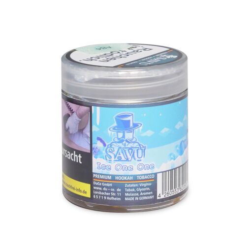 Shisha Tabak Savu Premium Tobacco - Ice One One  200g