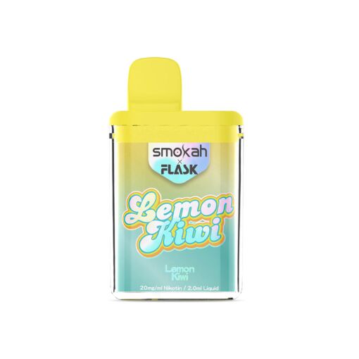 Flask Pocket - Einweg E-Shisha E-Zigarette mit Nikotin - Lemon Kiwi