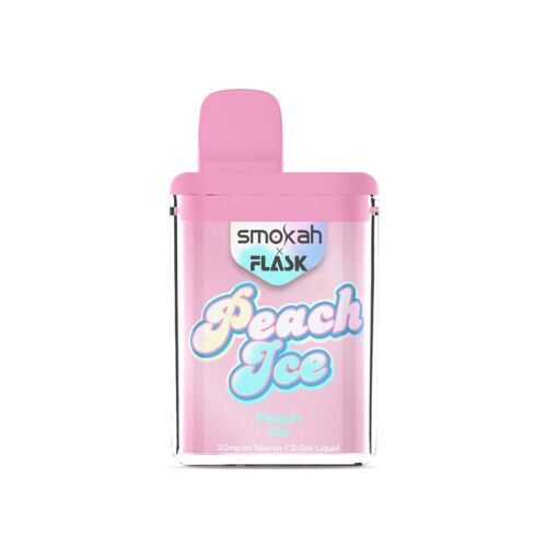 Flask Pocket - Einweg E-Shisha E-Zigarette mit Nikotin - Peach Ice