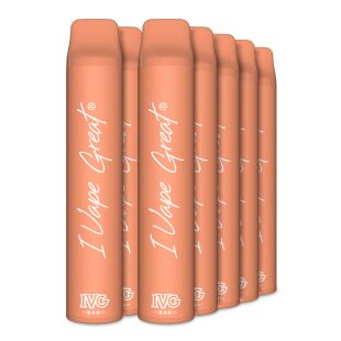 IVG BAR Vape Einweg Shisha - Peach Rings - 10er Pack