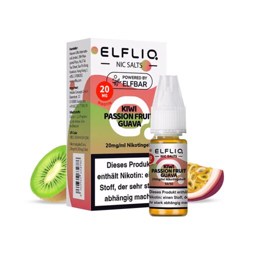 Elfbar Elfliq  - Einweg E-Zigarette - Kiwi Passion Fruit Guava