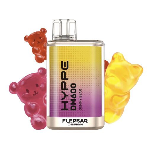 FLERBAR Hyppe DM 600 Vape E-Shisha - Einweg E-Shisha - Gummy Bear
