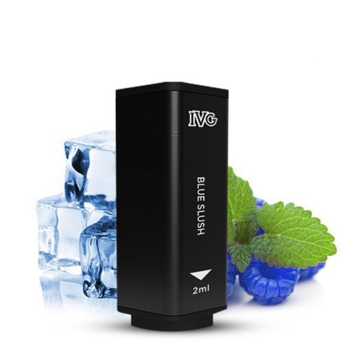 IVG 2400 Vape - 4 Pod System - Einweg E-Shisha E-Zigarette mit Nikotin (2 st&uuml;ck) - Blue Slush