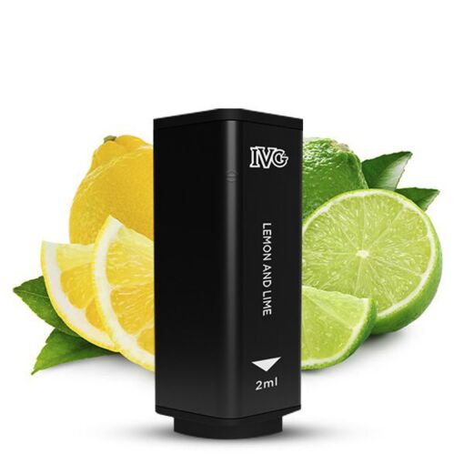 IVG 2400 Vape - 4 Pod System - Einweg E-Shisha E-Zigarette mit Nikotin (2 st&uuml;ck) - Lemon and Lime