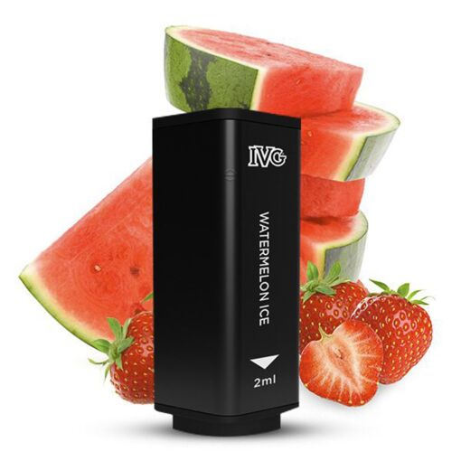 IVG 2400 Vape - 4 Pod System - Einweg E-Shisha E-Zigarette mit Nikotin (2 st&uuml;ck) - Strawberry Watermelon