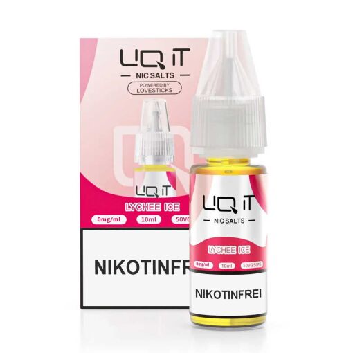 Lovesticks LIQ IT 10ml - Liquid E-Zigarette Vape Einweg Shisha - Lychee Ice - Nikotinfrei