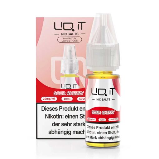 Lovesticks LIQ IT 10ml - Liquid E-Zigarette Vape Einweg Shisha - Sour Cherry - 20mg/ml