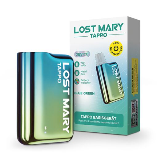 ELFBAR Lost Mary Tappo Vape - Pod System - Basisger&auml;t - Blue Green