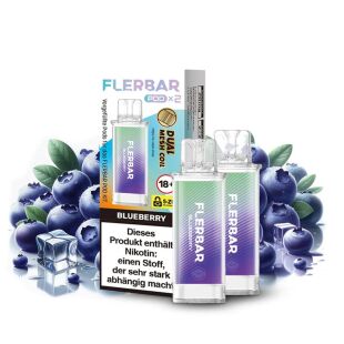 Flerbar Vape POD - Einweg Shisha E-Zigarette - Blueberry