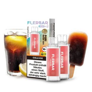 Flerbar Vape POD - Einweg Shisha E-Zigarette - Cola Ice