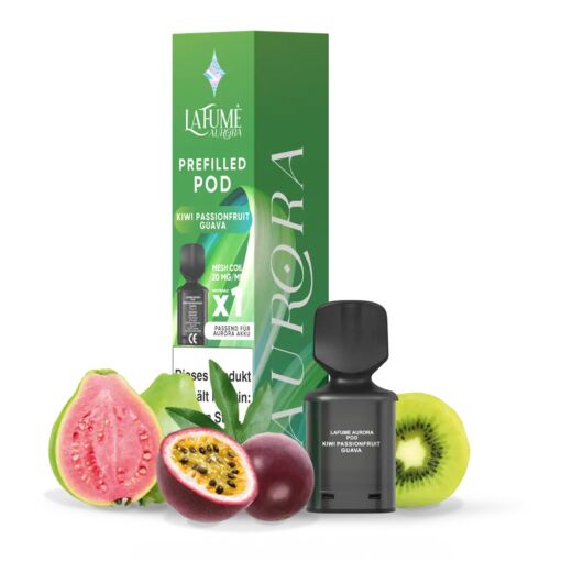 La Fume Aurora Vape POD - Einweg Shisha E-Zigarette - Kiwi Passionfruit Guave
